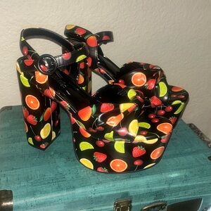 Dolls Kill | Sugar Thrillz | Fruit Platform heels